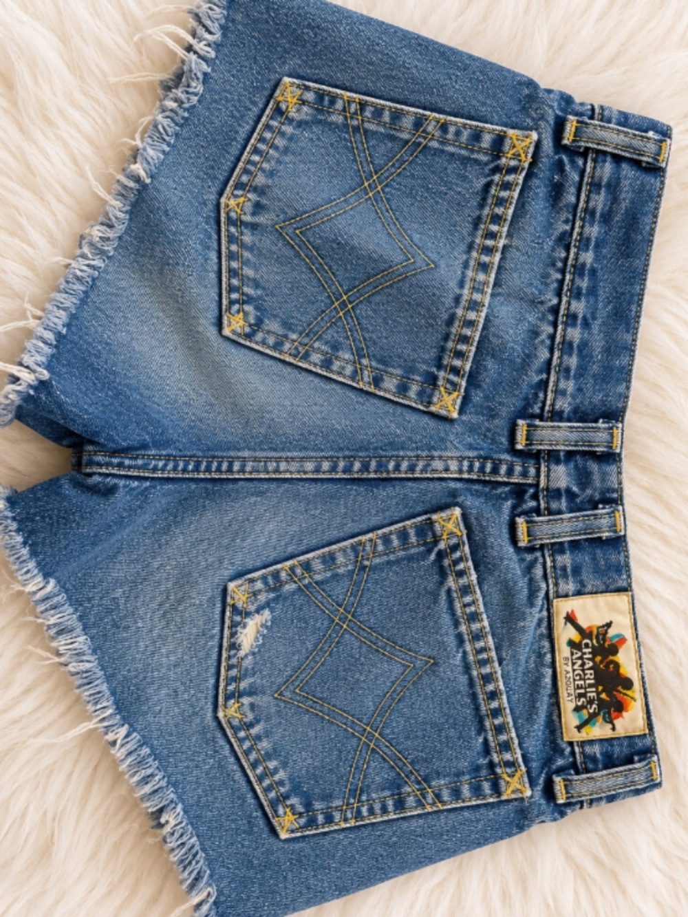 Vintage 1970s Charlie’s Angels Cutoff Denim Shorts – Made in USA